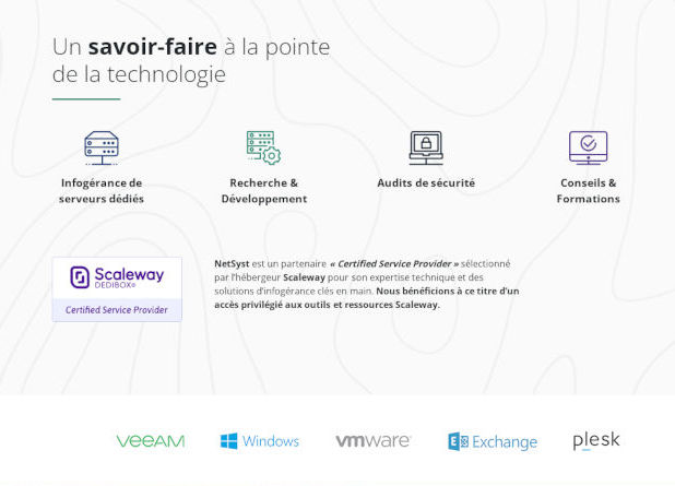 Page d'accueil avant la refonte de l'agence De Renefort