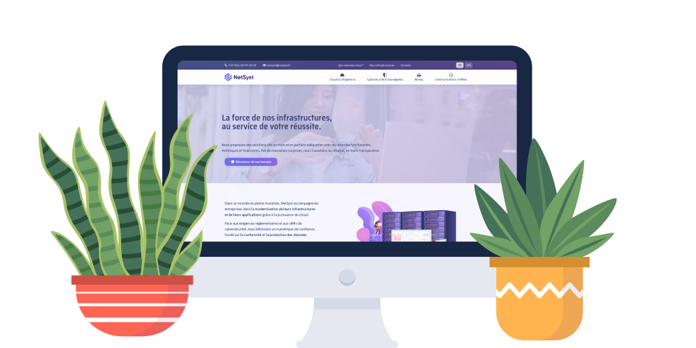 Page d'accueil de NetSyst